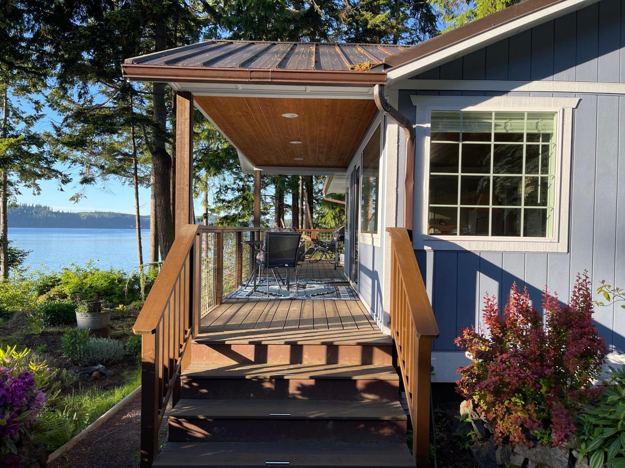 Puget Sound Chic Romantic Cottage With Private Beach Access & Gated Entry Port Ludlow Eksteriør billede